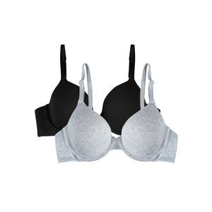 Fruit by the loom womens t-shirt bra, 2-pack